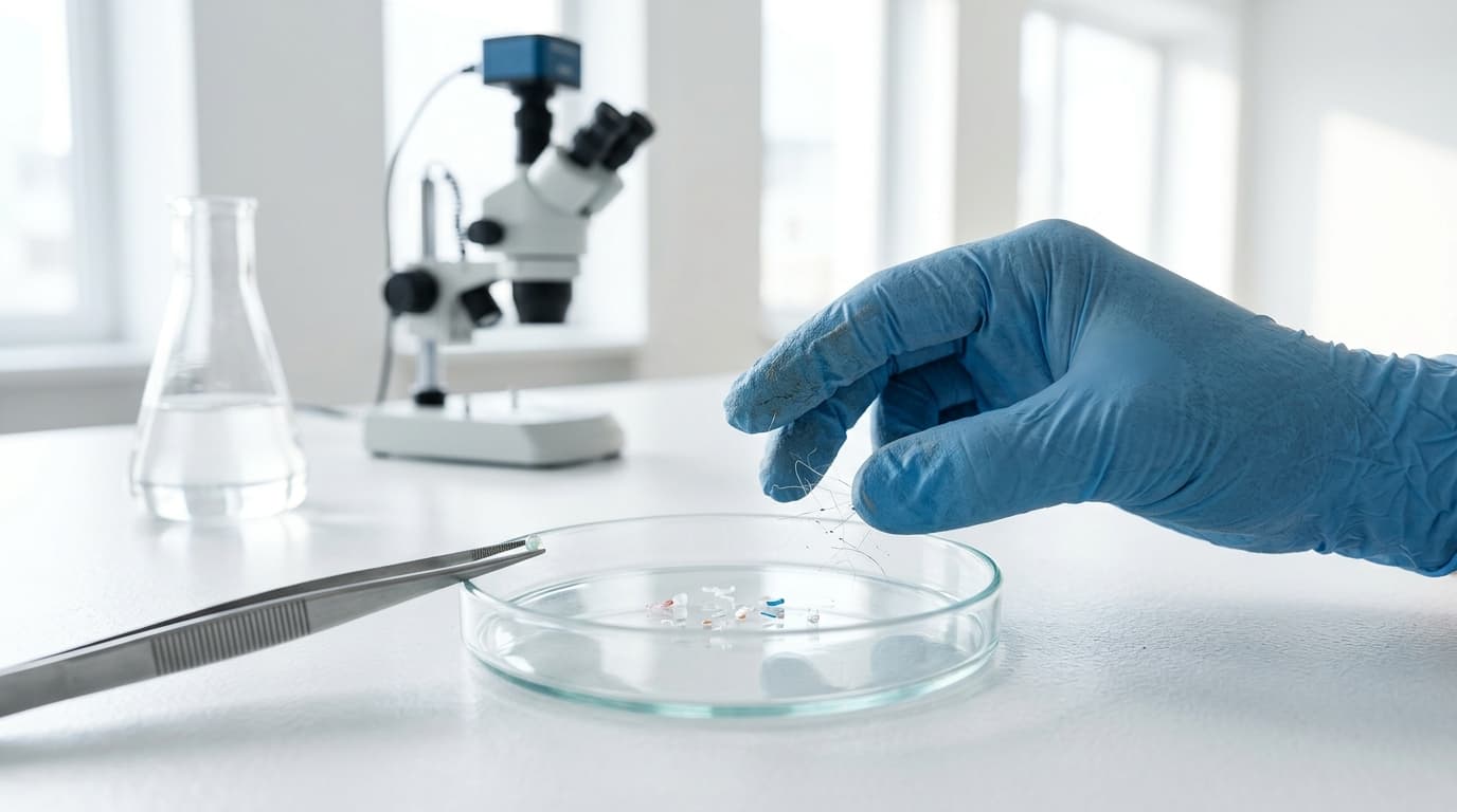 Scientists' Gloves Contaminate Microplastics Research Data