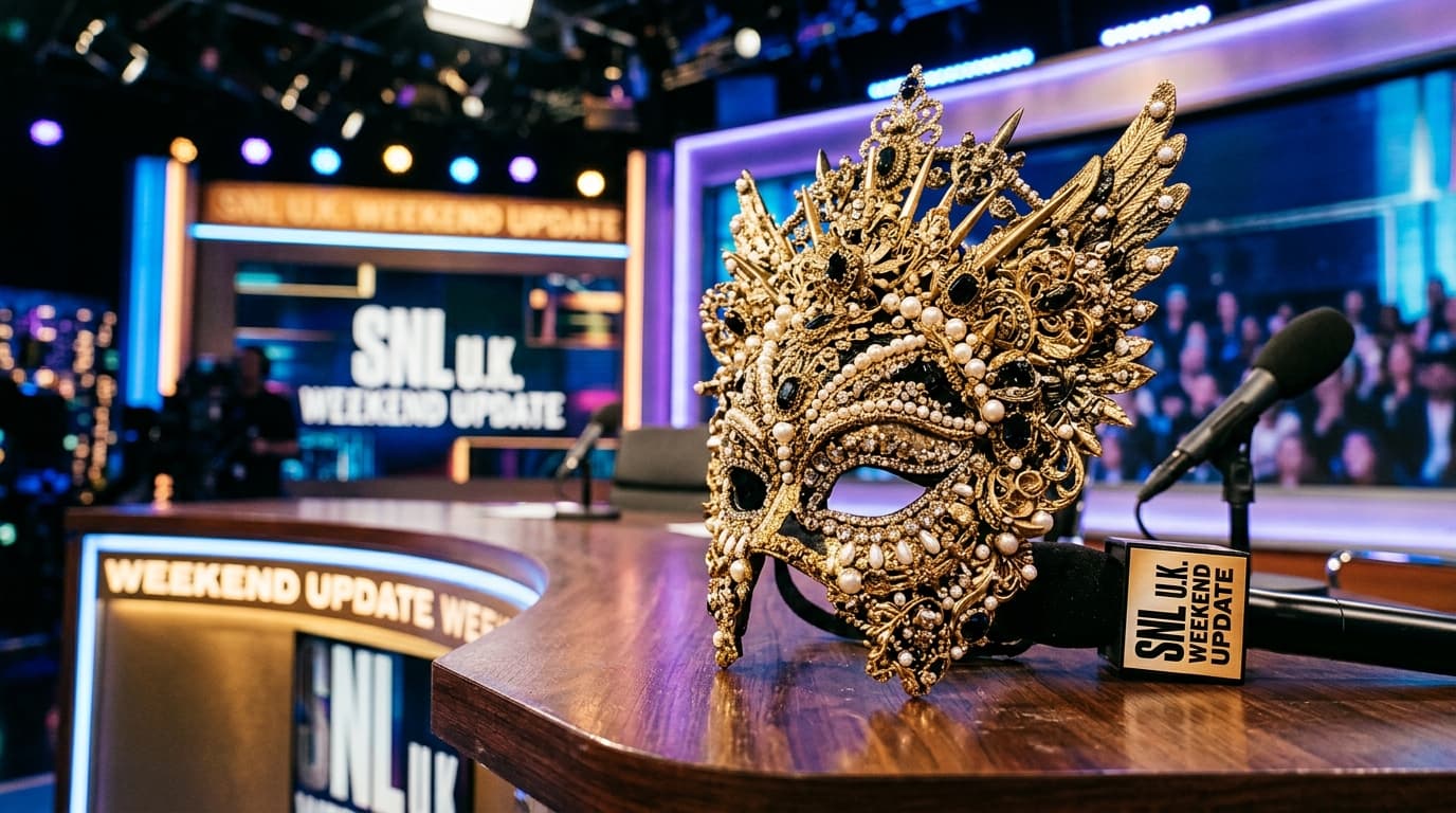 SNL U.K. Weekend Update Roasts Katy Perry's Met Gala Mask