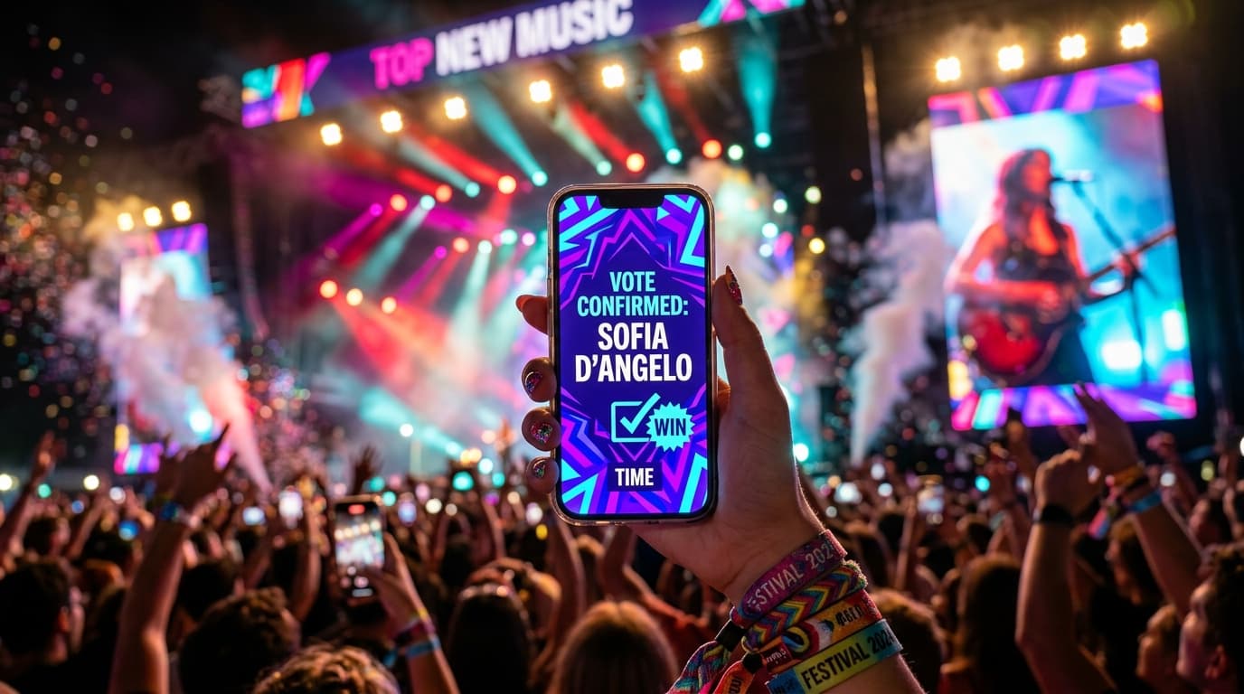 Sofia D'Angelo's 'Time' Wins Fan Vote as Top New Music