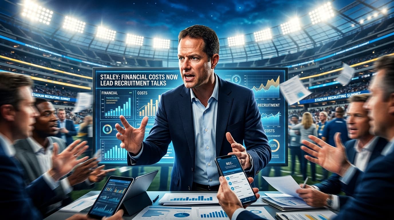 Staley: Financial Costs Now Lead Recruitment Talks