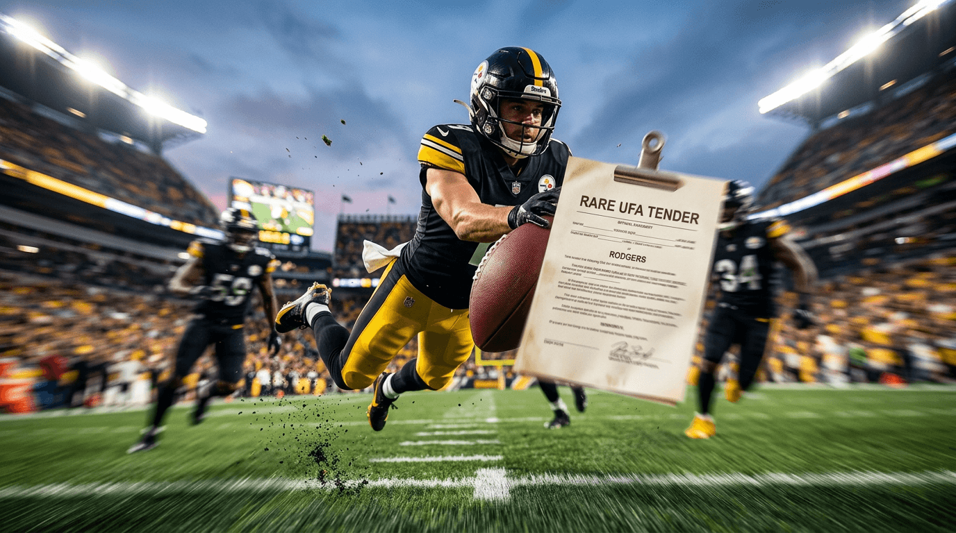 Steelers Place Rare UFA Tender on Rodgers: What It Means