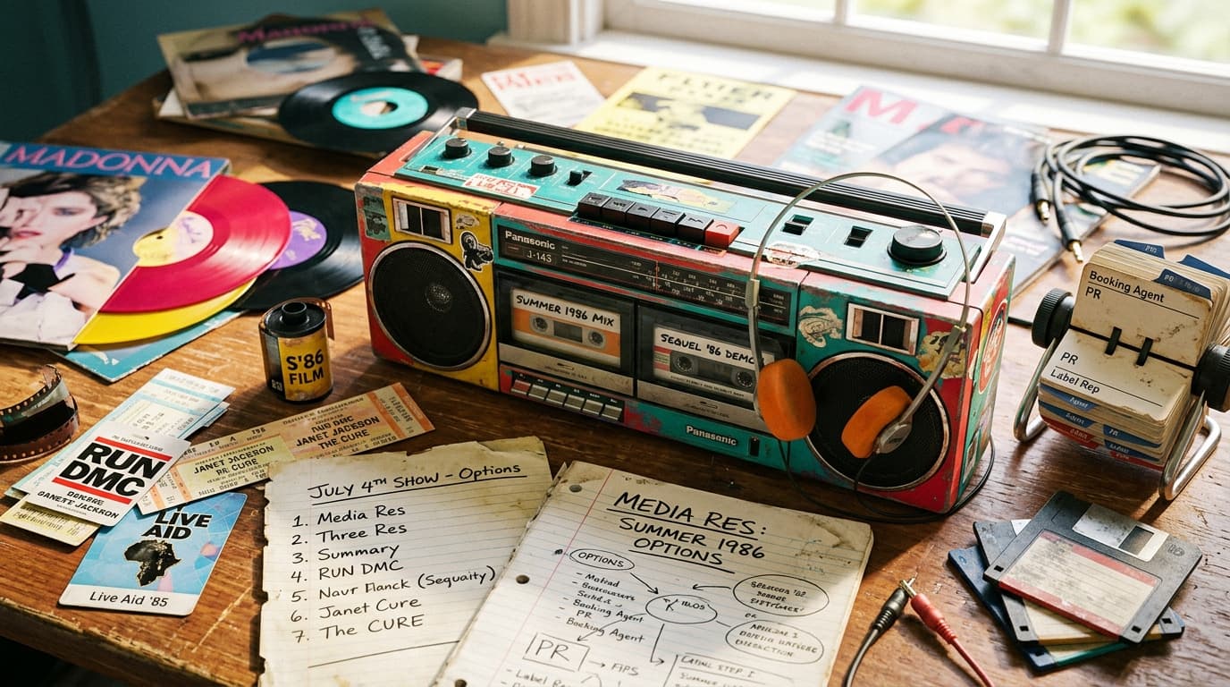 Summer of 1985 Sequel: Media Res Options Summer of 1986