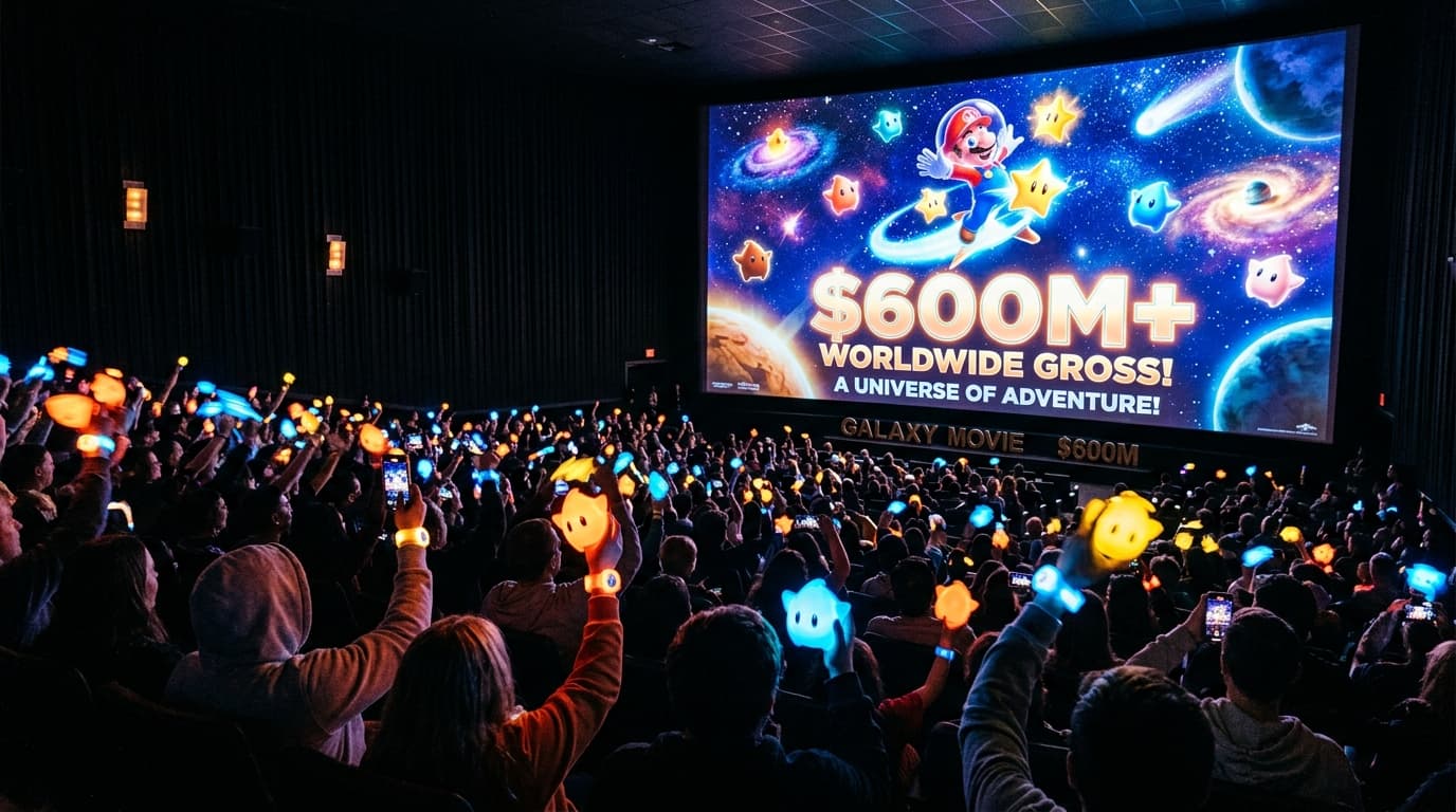 Super Mario Galaxy Movie Soars Past $600M Worldwide
