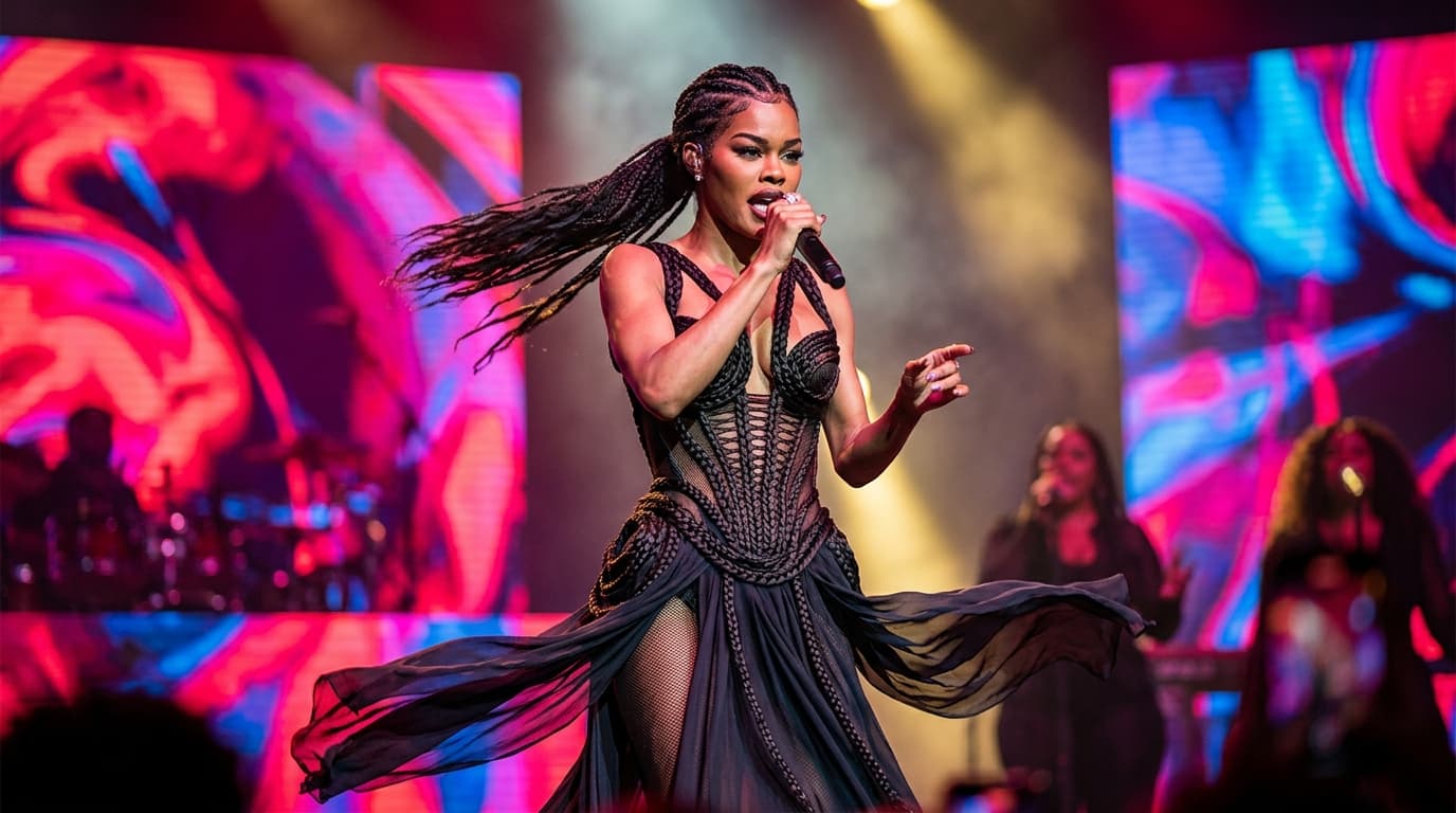 Teyana Taylor's Daring Hair Corset Gown Breaks Fashion Rules