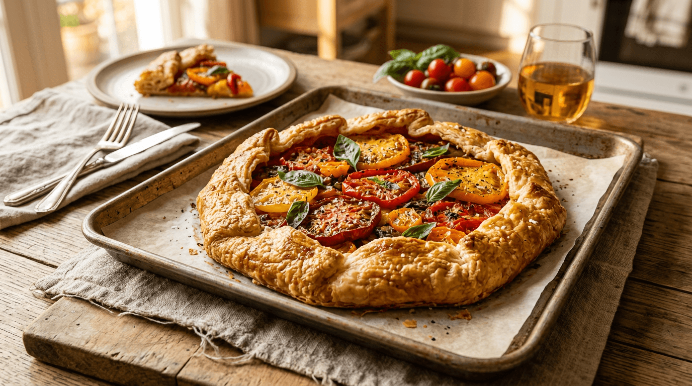 Tomato Galette With a Flaky, Buttery Crust Recipe
