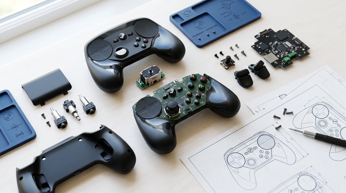 Valve Releases Steam Controller CAD Files Under CC License