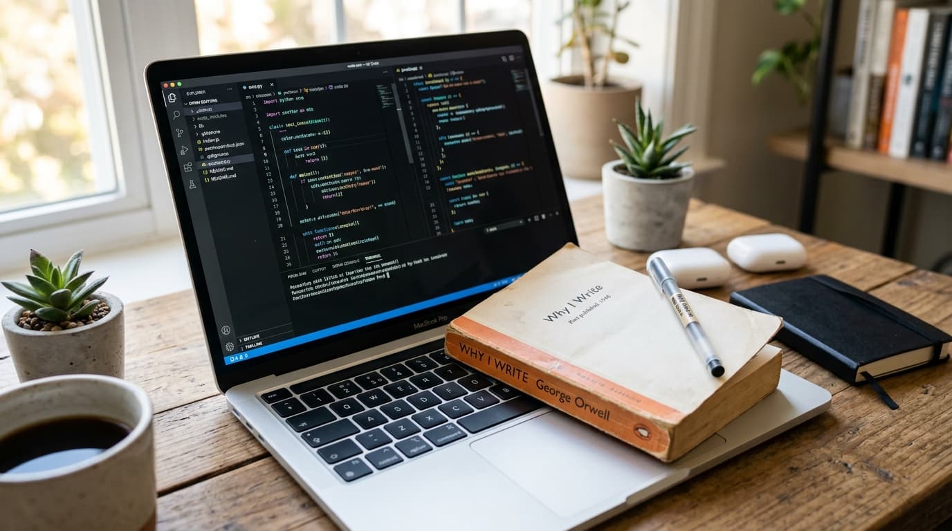 Why I Write (1946): Orwell's Tech Lessons for Modern Coders